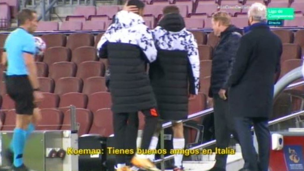 Koeman criticó al árbitro del Barça - PSG.