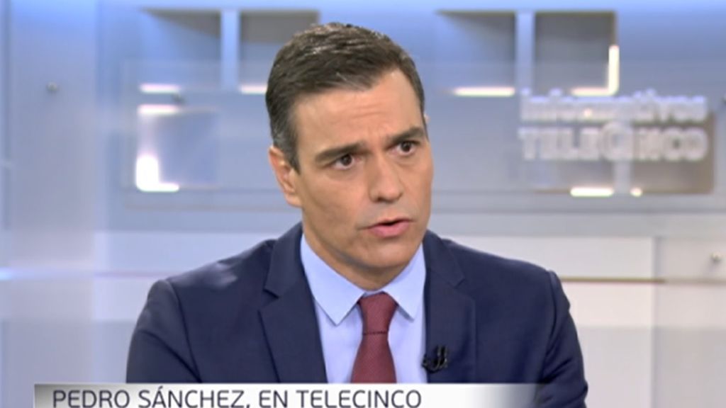 Sánchez en Informativos Telecinco