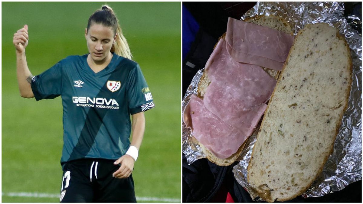 Las jugadoras del Rayo denuncian la cena que les dan tras los partidos: un sándwich de pavo y una manzana Las jugadoras del Rayo denuncian la cena que les dan tras los partidos: un sándwich de pavo y una manzana