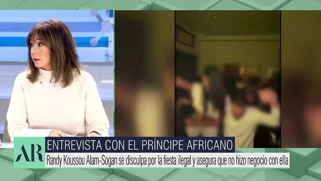 Ana Rosa responde al Príncipe africano: “Pienso mal, no se puede estar ganando dinero en tiempo de pandemia”