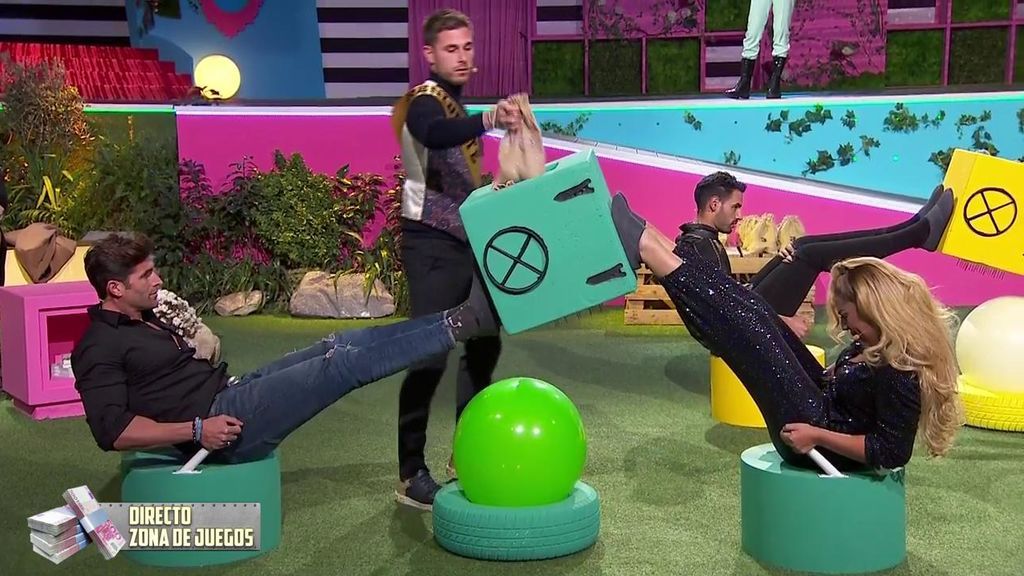 Efrén y  Rebeca en la prueba