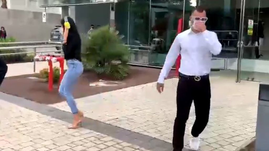 Aurah y Jesé coinciden en el juzgado