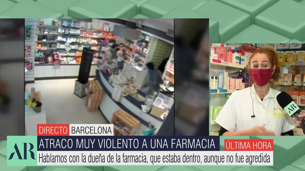Atraco muy violento en una farmacia de Barcelona