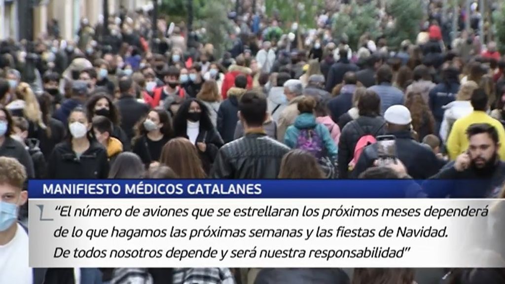 "Es como si cada día se estrellara un avión": los médicos catalanes advierten de la tercera ola