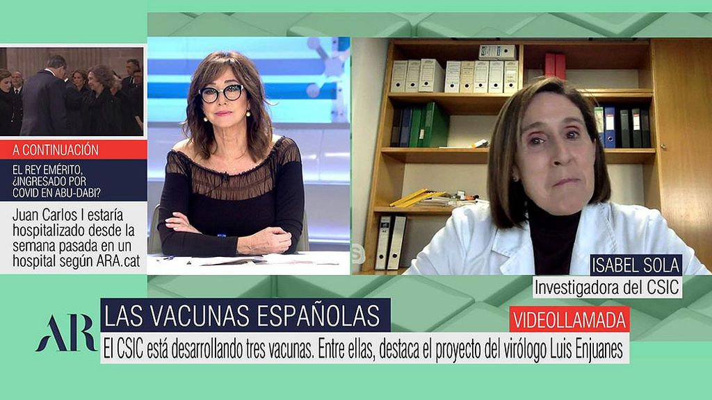 Isabel Sola, sobre la vacuna española del covid19: ““Trabajamos en una vacuna intranasal que entra por la misma vía que el virus”