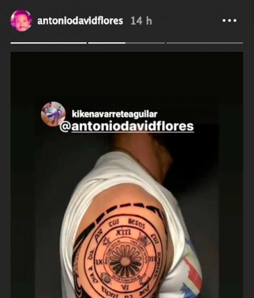 Tatuajes Antonio David (instagram kikenavarreteaguilar)
