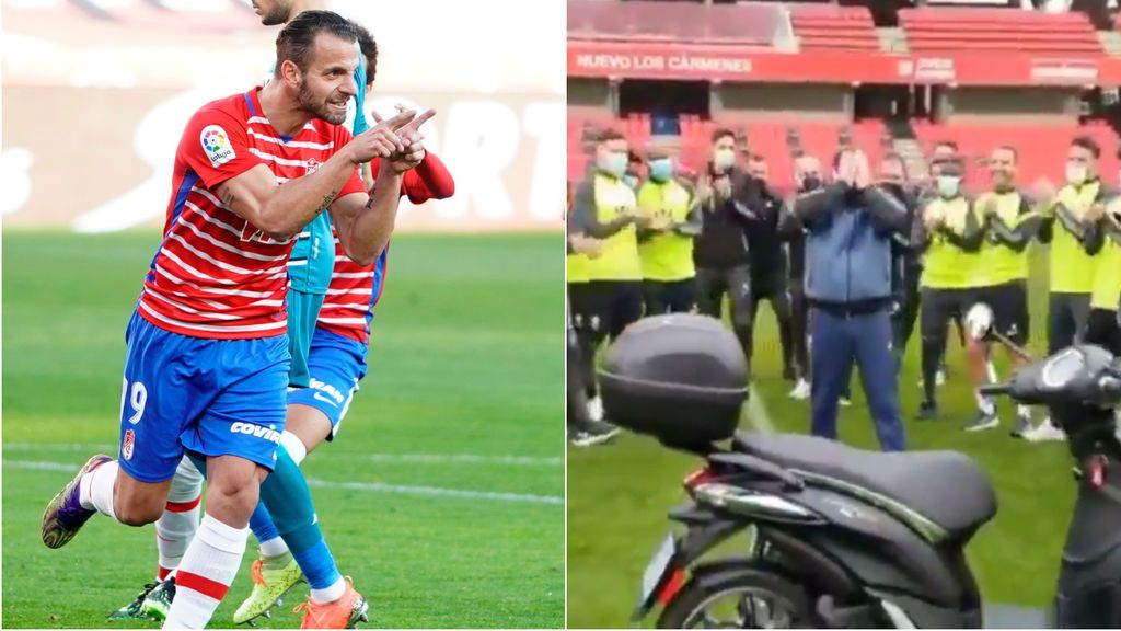 El gran gesto de los jugadores del Granada con un trabajador del club: le regalan una moto después de que a este se la robaran El gran gesto de los jugadores del Granada con un trabajador del club: le regalan una moto después de que a este se la robaran