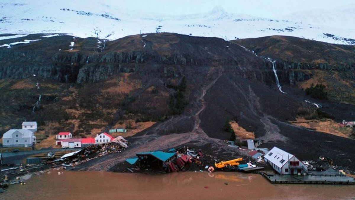 Al menos 10 casas a la deriva: deslizamientos de tierra en Islandia por más de 500 l/m2 de lluvia