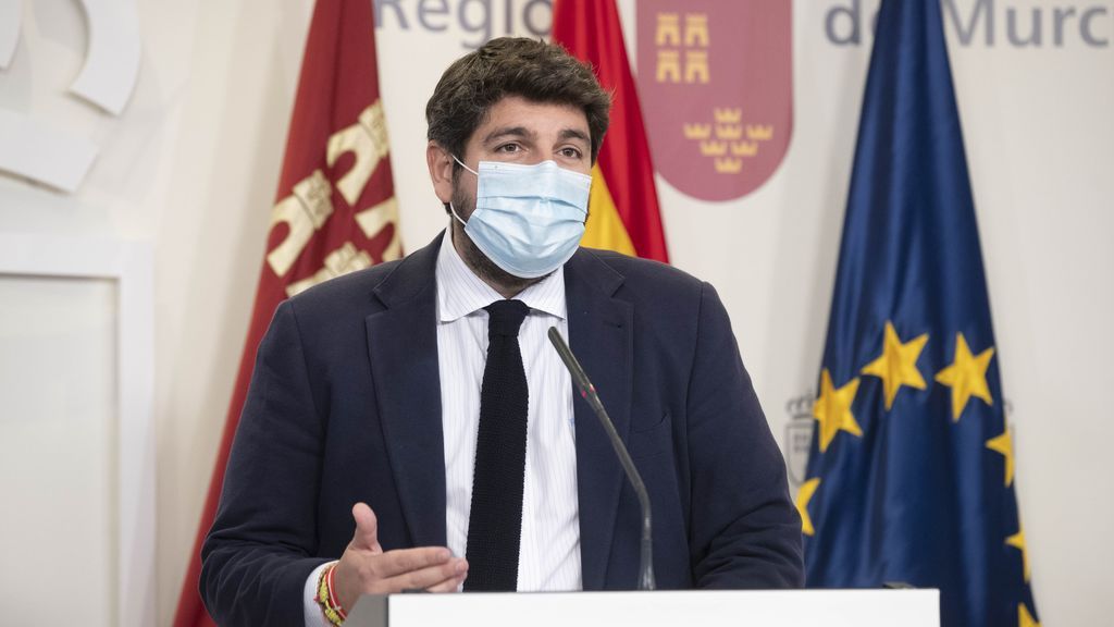 Fernando López Miras, presidente de la Región de Murcia. Fernando López Miras, presidente de la Región de Murcia.