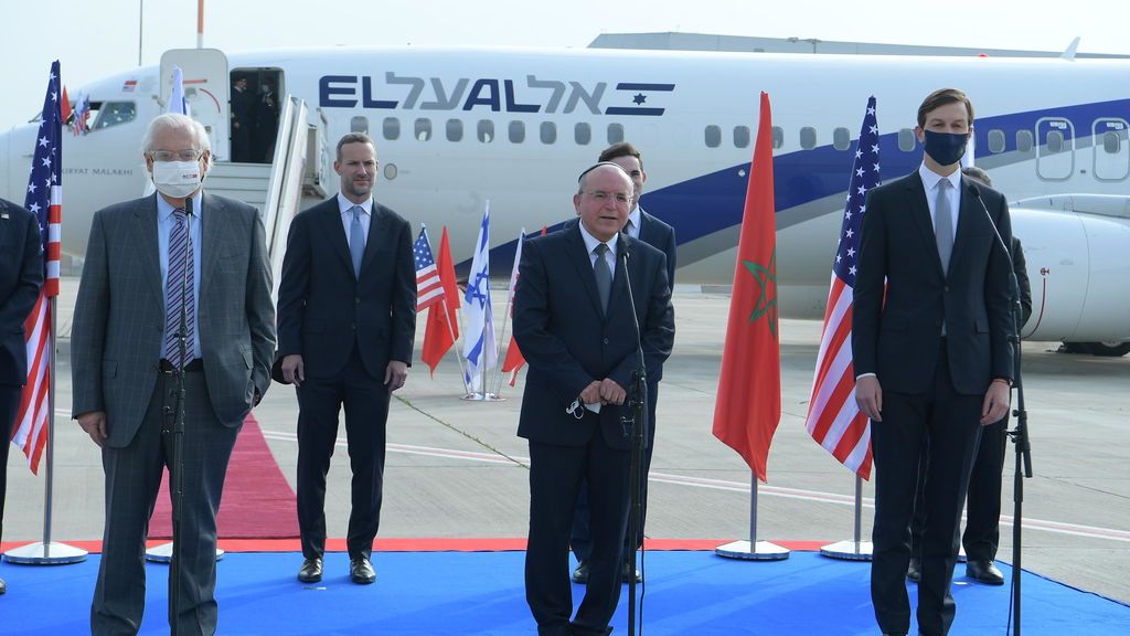 El yerno de Trump protagoniza el primer vuelo directo entre Israel y Marruecos El yerno de Trump protagoniza el primer vuelo directo entre Israel y Marruecos