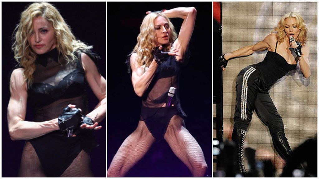 Madonna también cuida su cuerpo de forma perseverante.