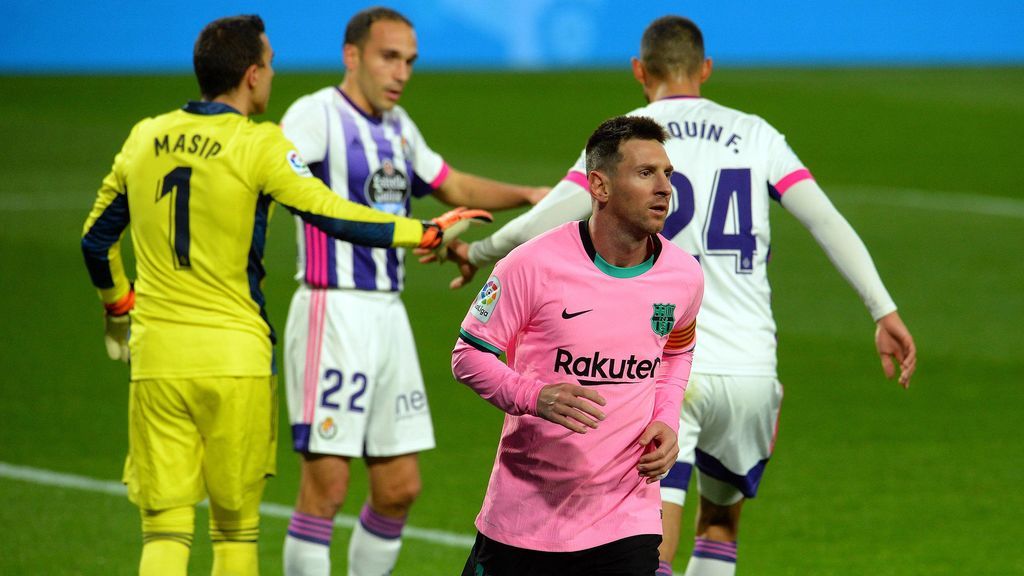 Messi firmó el tercero del Barcelona en Pucela. Messi firmó el tercero del Barcelona en Pucela.