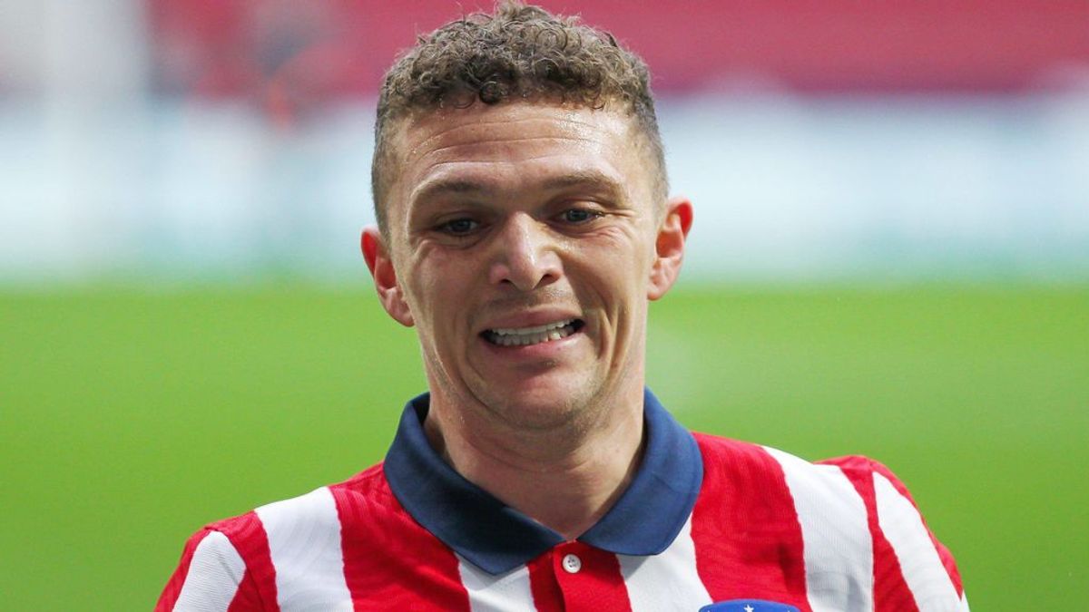 Trippier, en un partido con el Atlético.