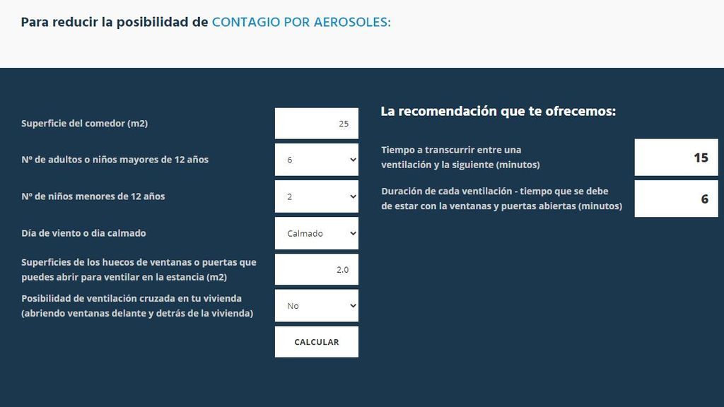 Calculadora anticovid