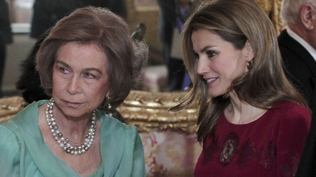 Felipe y Letizia, con los reyes eméritos