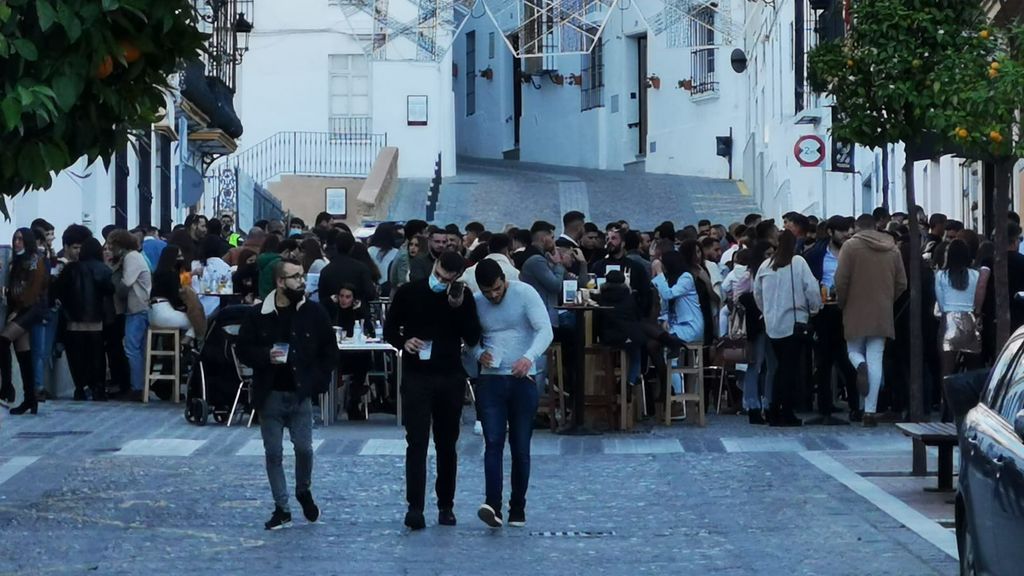 Aglomeraciones en Arcos de la Frontera durante la Tardebuena