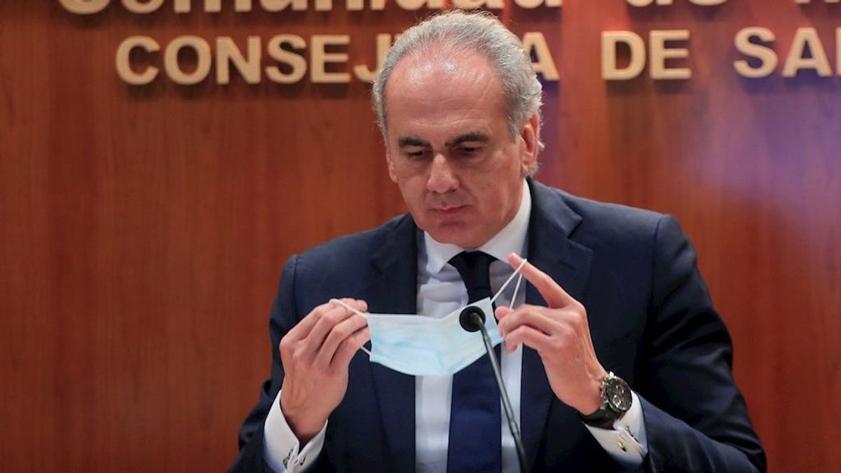 El consejero de madrileño de Sanidad, Enrique Ruiz Escudero. El consejero de madrileño de Sanidad, Enrique Ruiz Escudero.