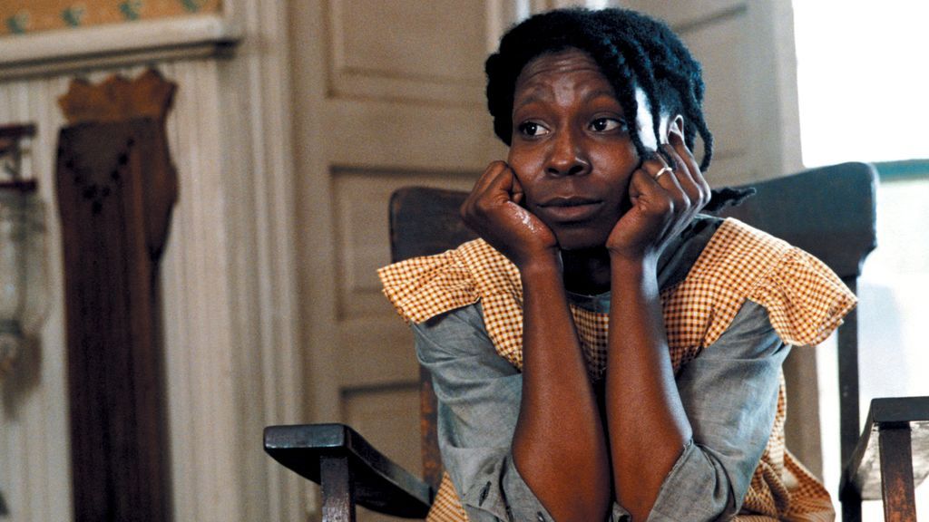 Whoopi Goldberg, en su debut en 'El color púrpura' (1985)