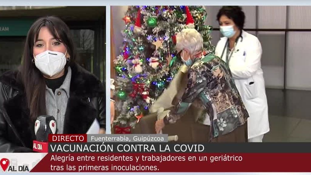 Mayores y sanitarios de toda España inauguran la vacunación contra la covid