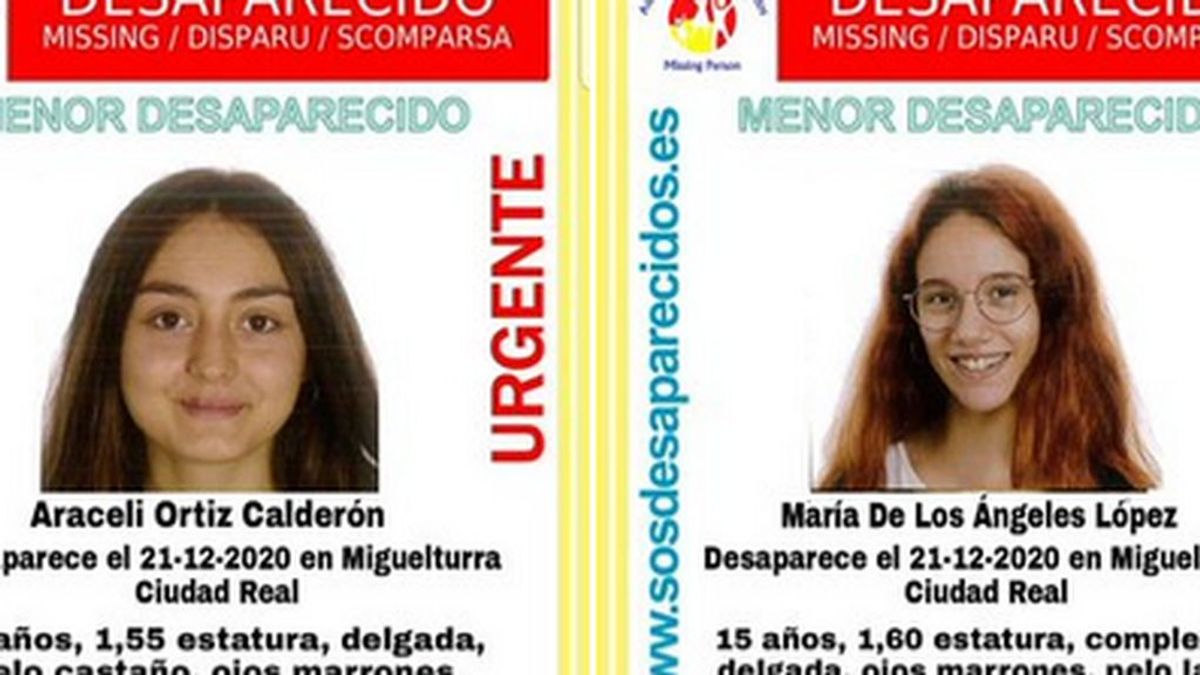 Hallan con vida a dos chicas de 15 y 16 años tras cuatro días desaparecidas en Ciudad Real