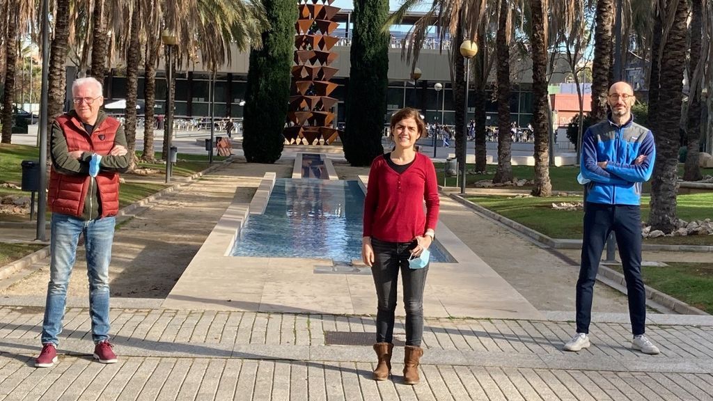 Investigadores de la UPV y de la UV. Investigadores de la UPV y de la UV.