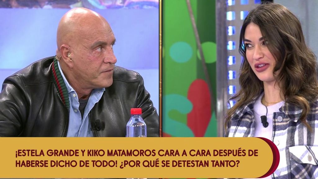 El incómodo y tenso reencuentro de Estela Grande con Kiko Matamoros: "Querría haber firmado los papeles del divorcio con Diego hace meses"