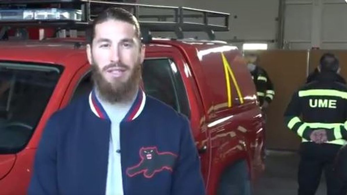 Sergio Ramos agradece el trabajo y la generosidad de las Fuerzas Armadas Sergio Ramos agradece el trabajo y la generosidad de las Fuerzas Armadas
