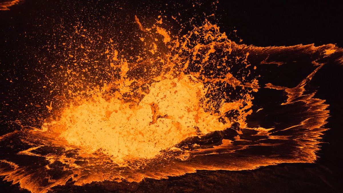Se crea un lago de lava de 21 millones de m3 tras la erupción de un volcán en Hawái