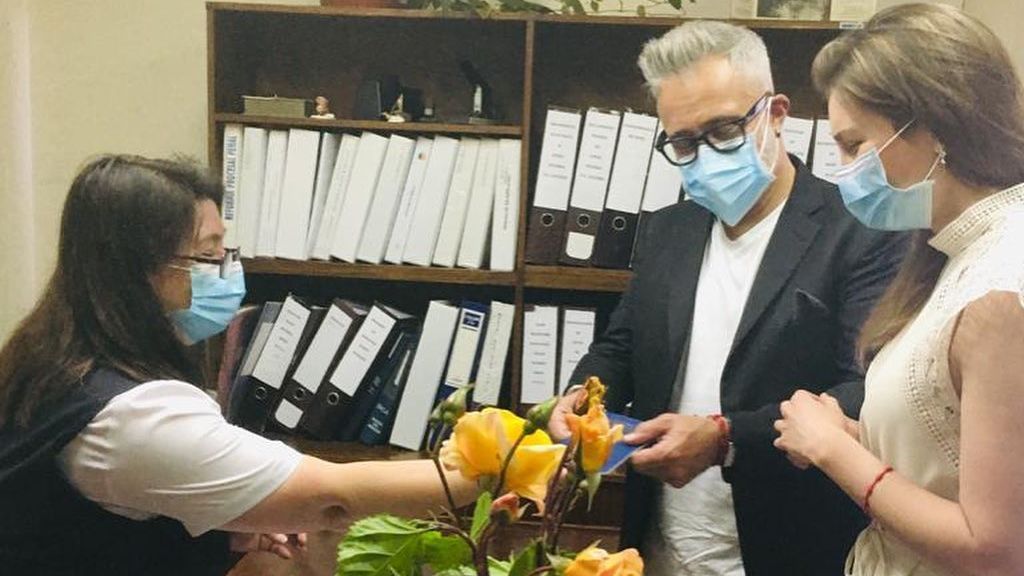 Sergi Arola casándose con Francisca Laree