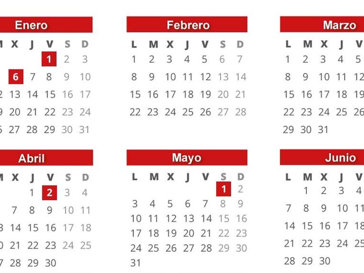 Estos Son Los 11 Festivos Nacionales Y Puentes Del Calendario Laboral De 21 Nius
