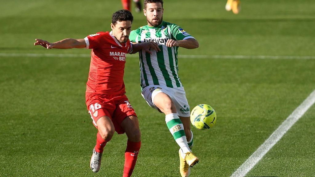 El derbi se queda en tablas: empate entre el Betis y el Sevilla (1-1)