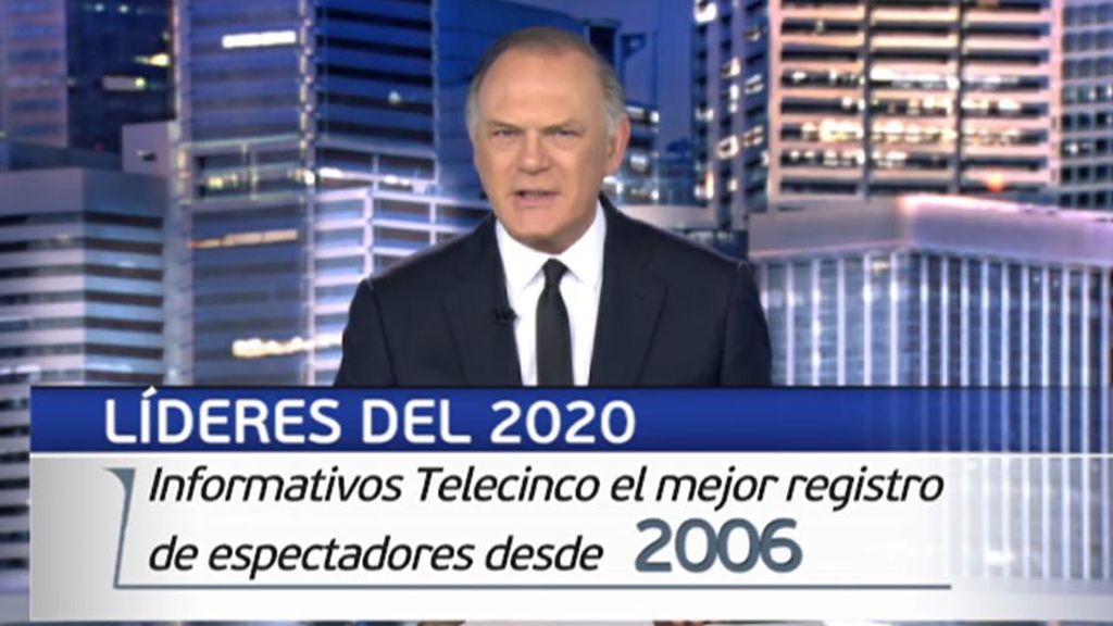 Mediaset España y Telecinco, líderes de 2020 por décimo año consecutivo