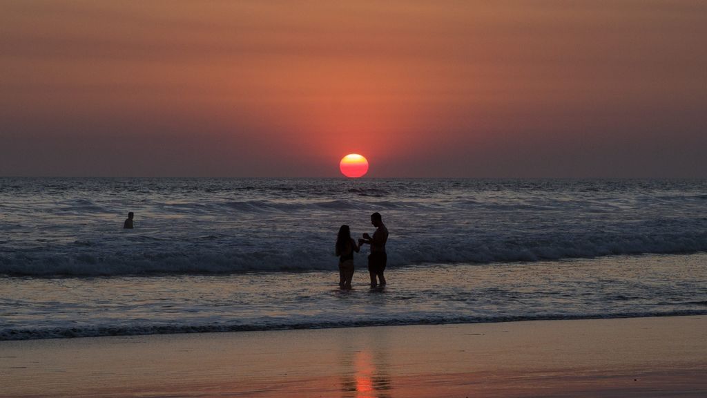 Atardecer en las playas de Nicaragua