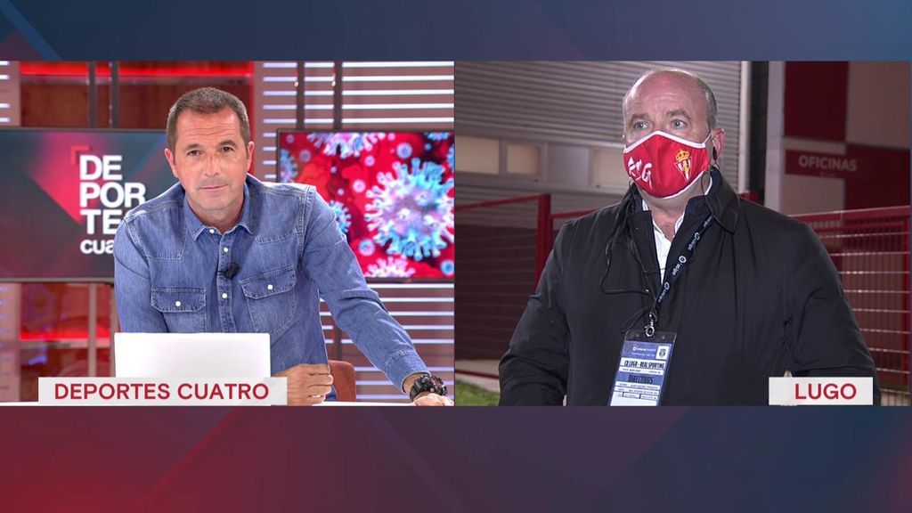 Javier Martínez, vicepresidente del Gijón, en Deportes Cuatro: "No se hizo una fiesta para futbolistas"