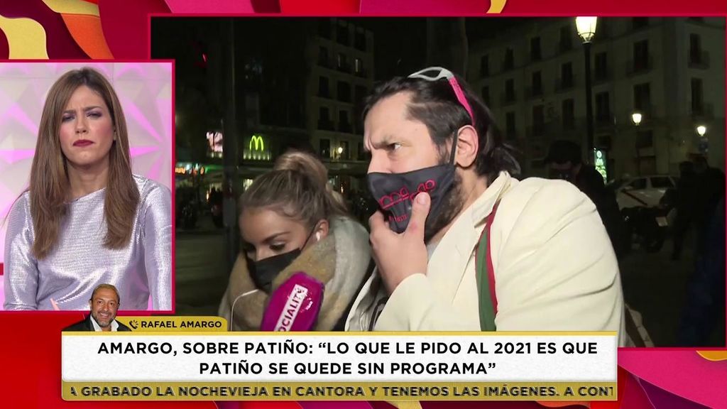 La tensa intervención de Rafael Amargo en 'Socialité' cargando contra María Patiño: "Es mala persona"