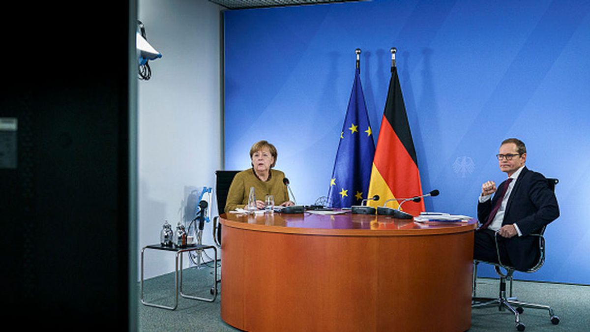 Merkel prolonga y refuerza su "confinamiento duro" frente al coronavirus Merkel prolonga y refuerza su "confinamiento duro" frente al coronavirus