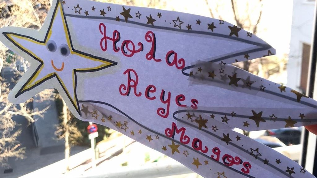 Estrella fugaz Hola Reyes Magos