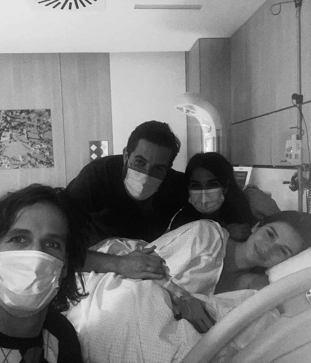 La foto de Feliciano y Sandra en el hospital