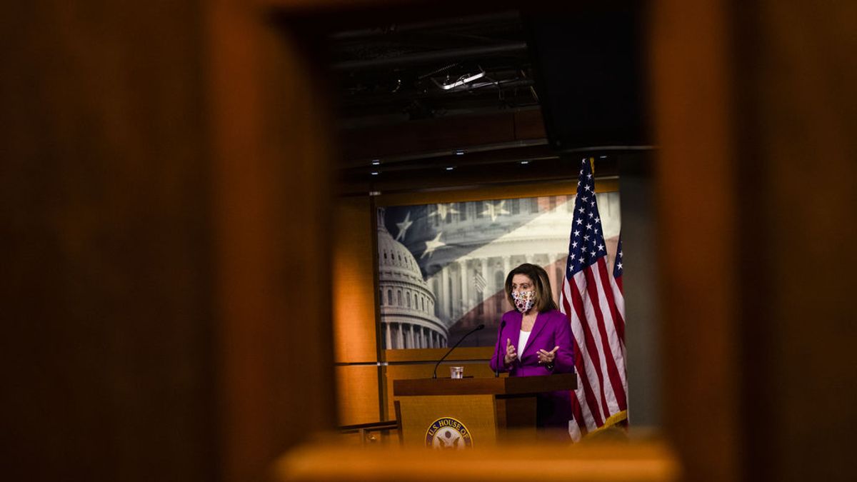 Pelosi amenaza con un 'impeachment' si no se invoca la 25ª enmienda para destituir a Trump Pelosi amenaza con un 'impeachment' si no se invoca la 25ª enmienda para destituir a Trump