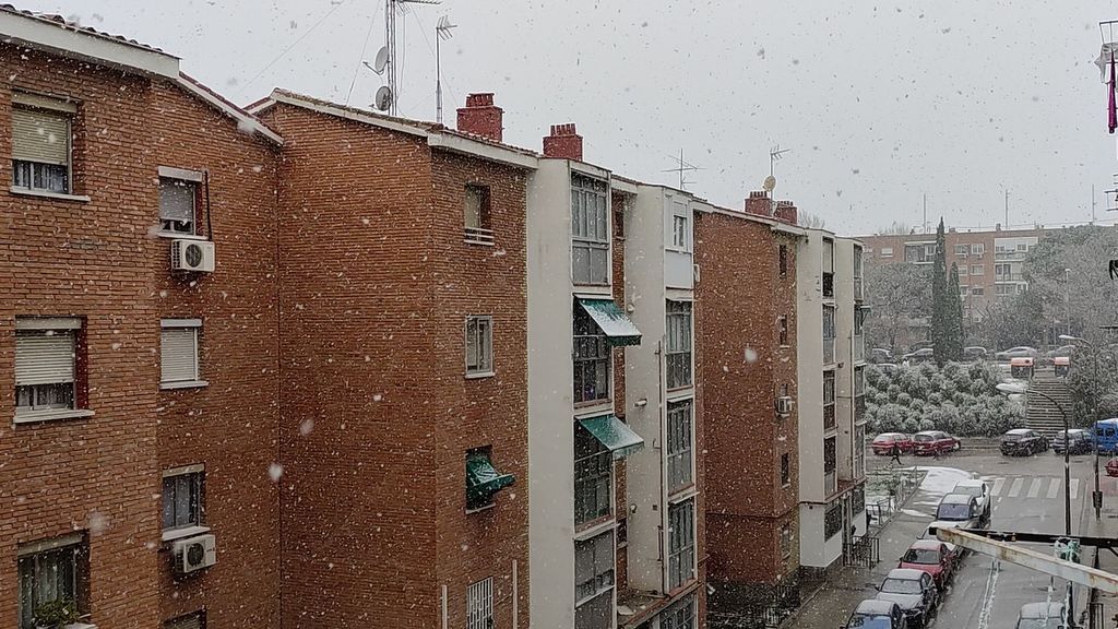 Nieve en Madrid Capital