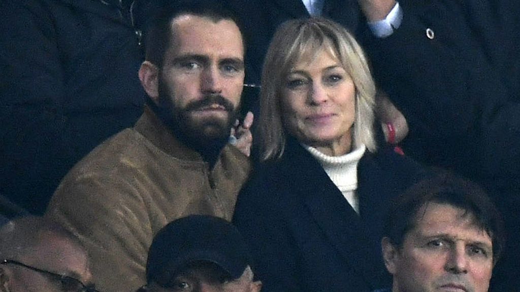Robin Wright con su pareja