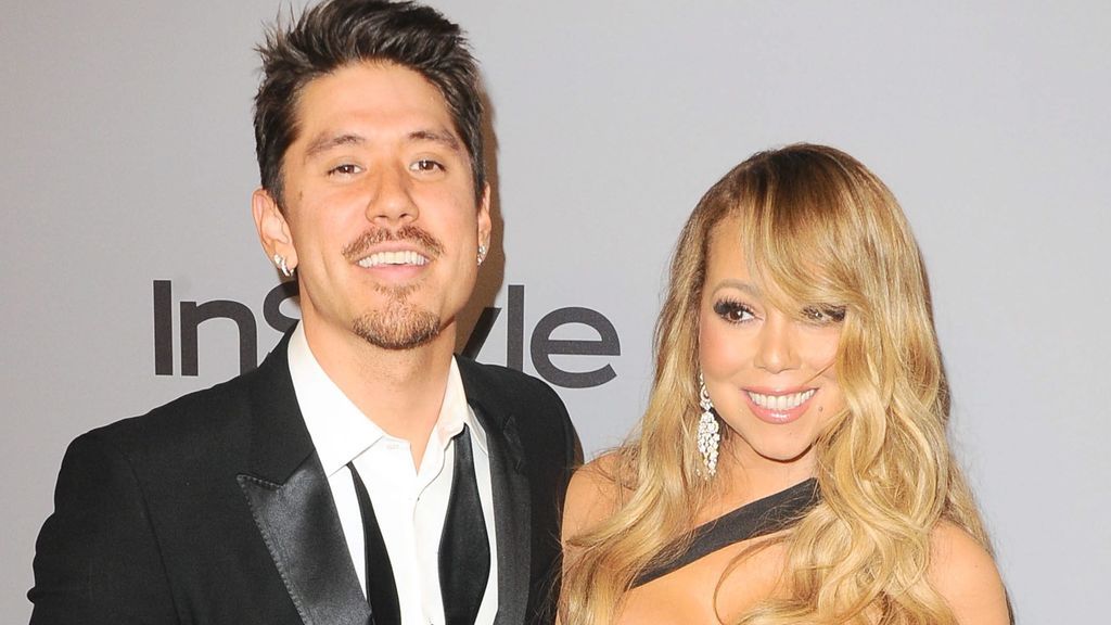 Mariah Carey con su pareja