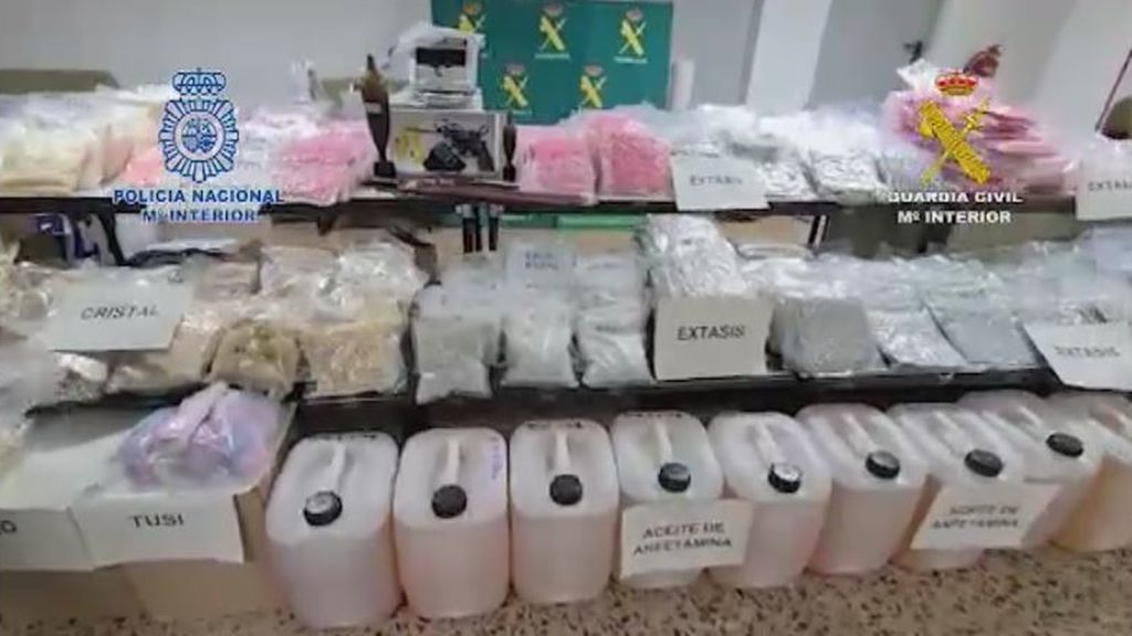 Golpe al narcotráfico con la mayor aprehensión de drogas sintéticas en la historia de España Golpe al narcotráfico con la mayor aprehensión de drogas sintéticas en la historia de España