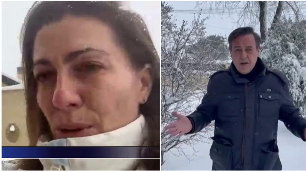Ángeles Blanco y Pepe Ribagorda, atrapados por la nevada en Madrid: no pueden acudir a Telecinco