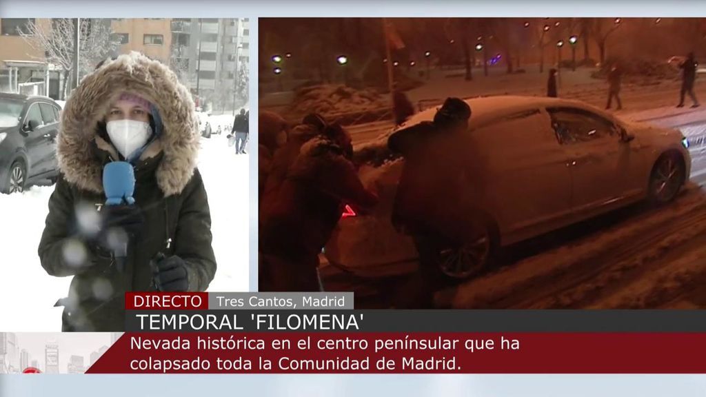 Temporal Filomena: nevada histórica en el centro peninsular que ha colapsado toda la Comunidad de Madrid
