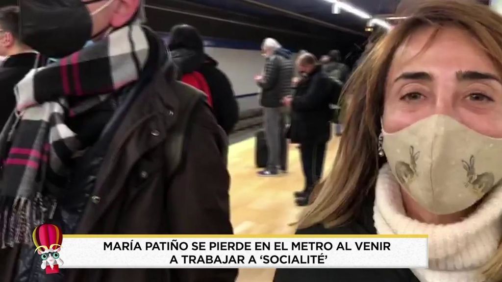 María Patiño, en el Metro