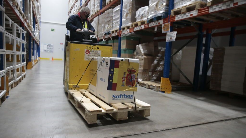 Una nueva remesa de 350.000 vacunas llega a España este lunes Una nueva remesa de 350.000 vacunas llega a España este lunes
