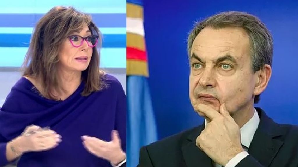 El zasca en directo de Ana Rosa a Zapatero: "Es lo poquito bueno que hizo"