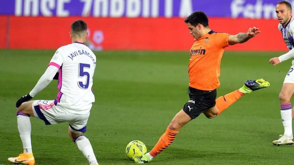 El Valencia venció en Zorrilla al Valladolid. El Valencia venció en Zorrilla al Valladolid.