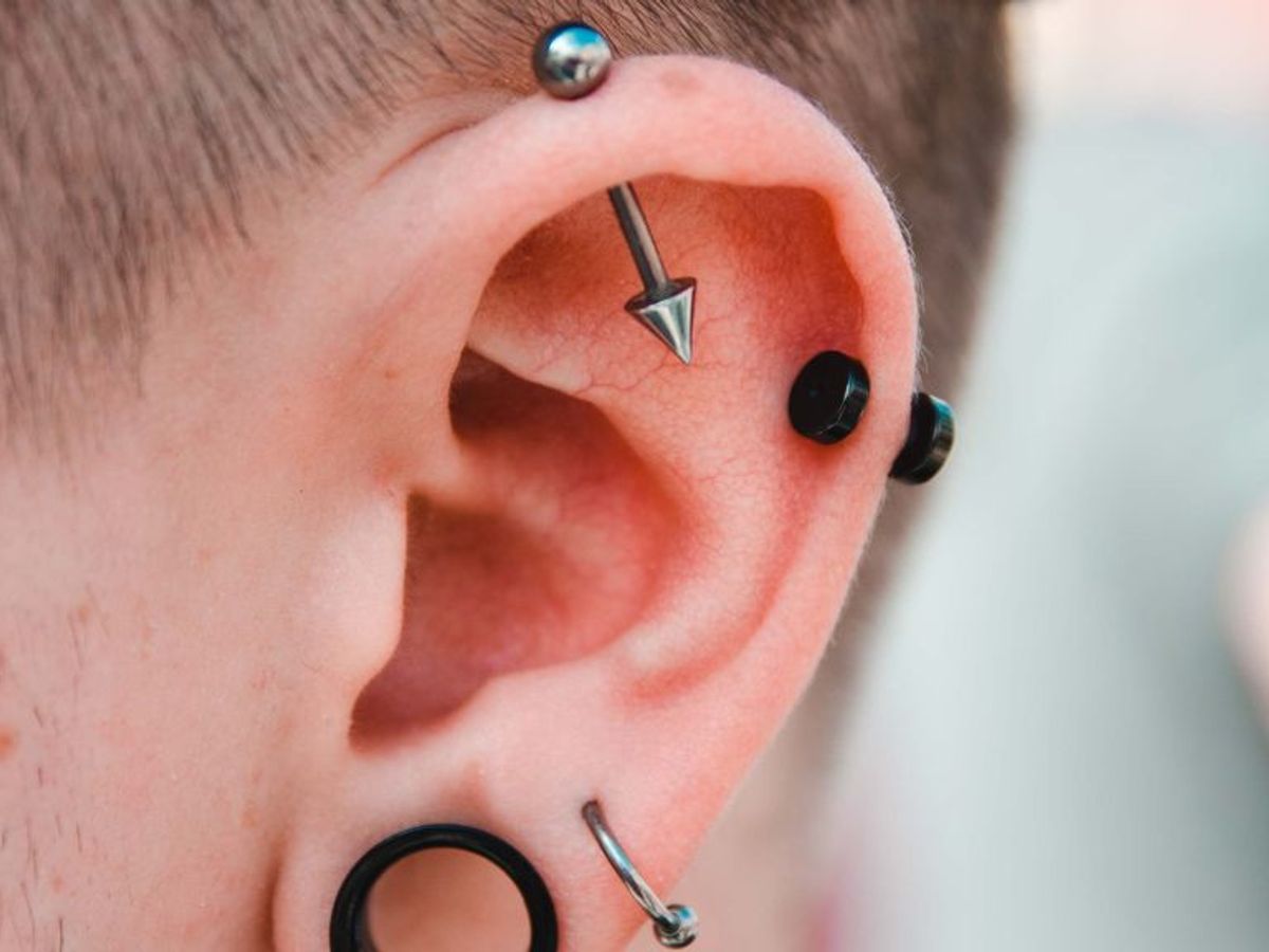 Tipos piercing en la oreja -